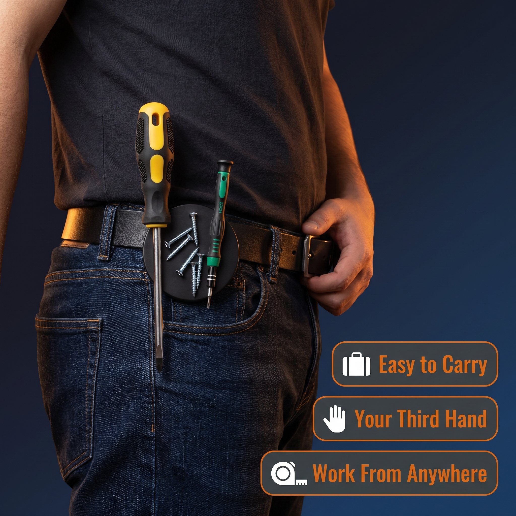 D66 Magnetic Tool Belt Clip (2 Pack) - Image 8