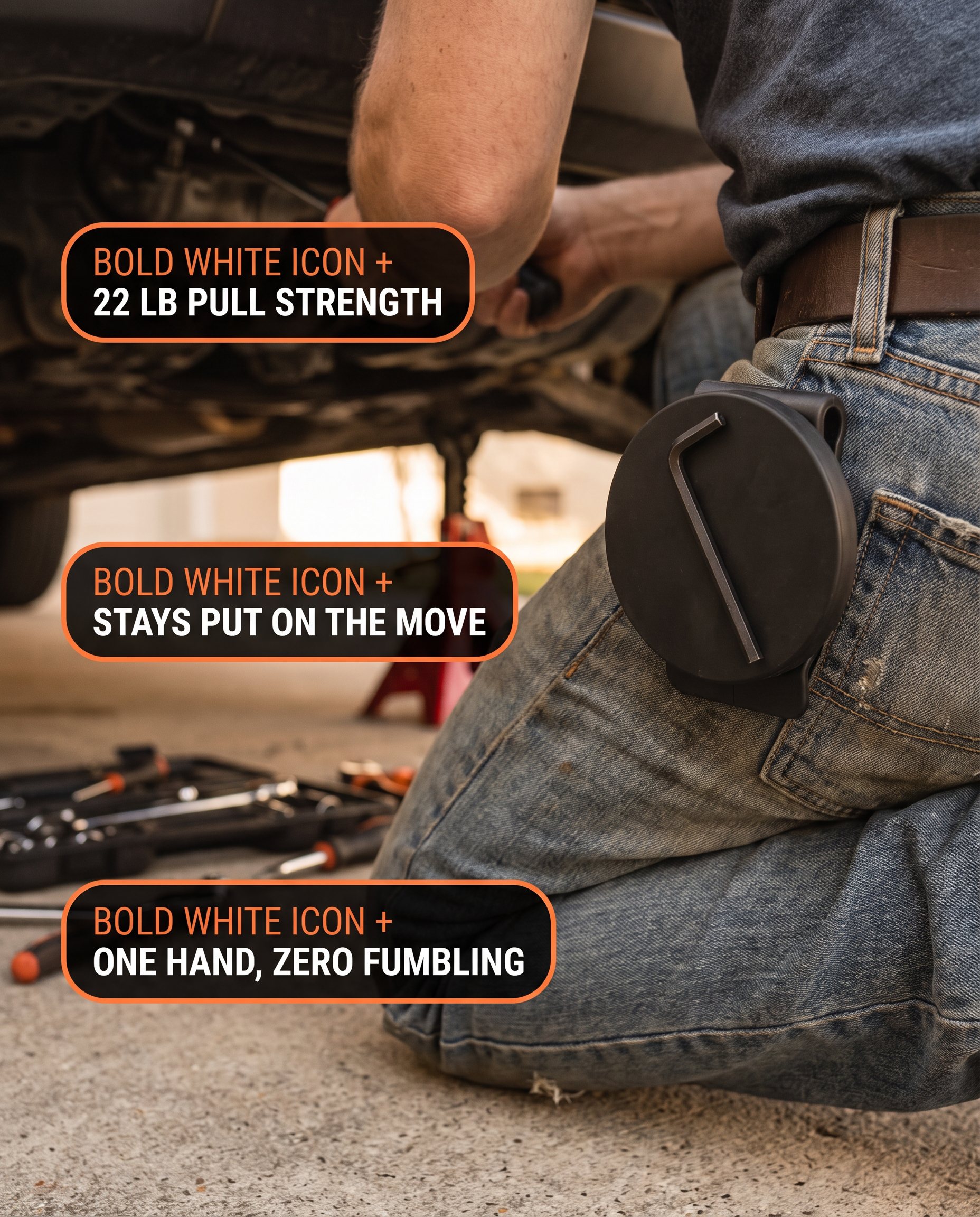 D66 Magnetic Tool Belt Clip (2 Pack) - Image 9